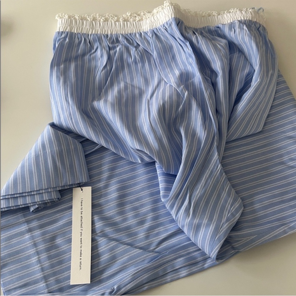 NWT • Pippa 2 piece set in sky blue stripe - size 6 - Picture 4 of 10